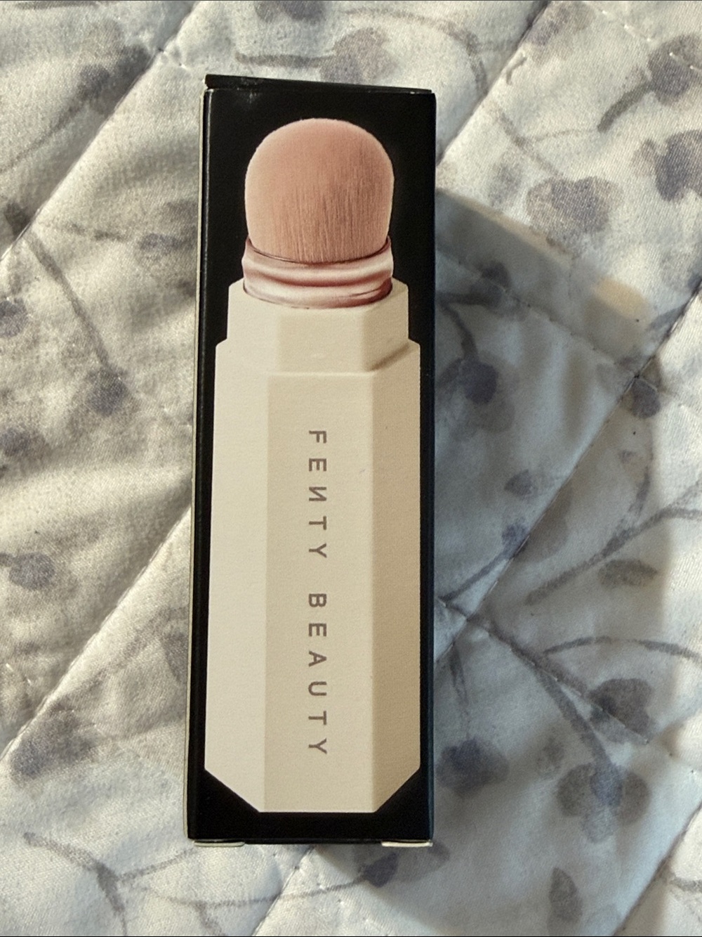 Fenty Beauty blush-pink cream applicator brush